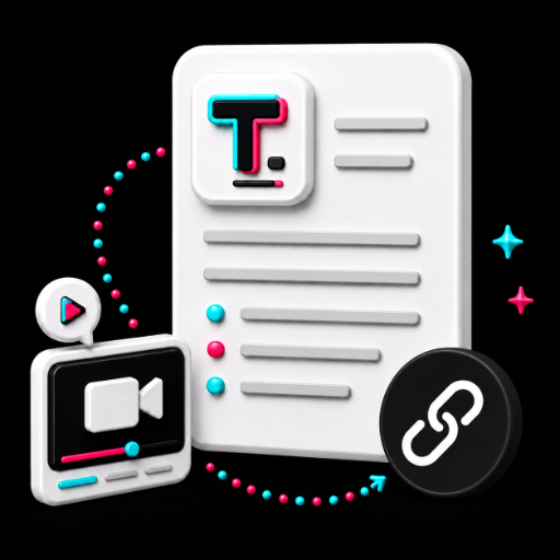 TikTok Transcript: Short Video to Text +AI Summary